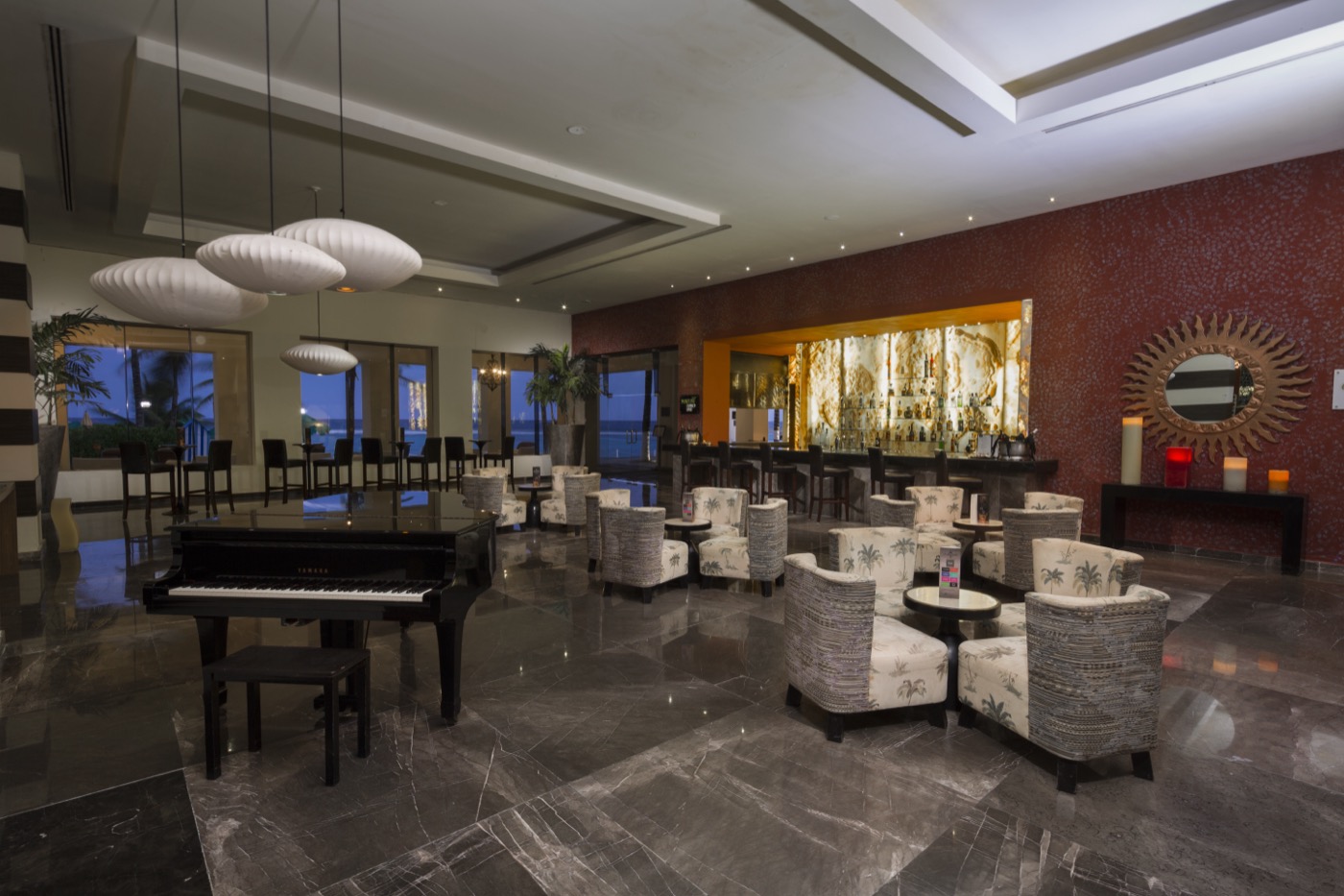 Galeria de A&B: Área de lounge do restaurante no hotel The Sens Tulum Riviera.